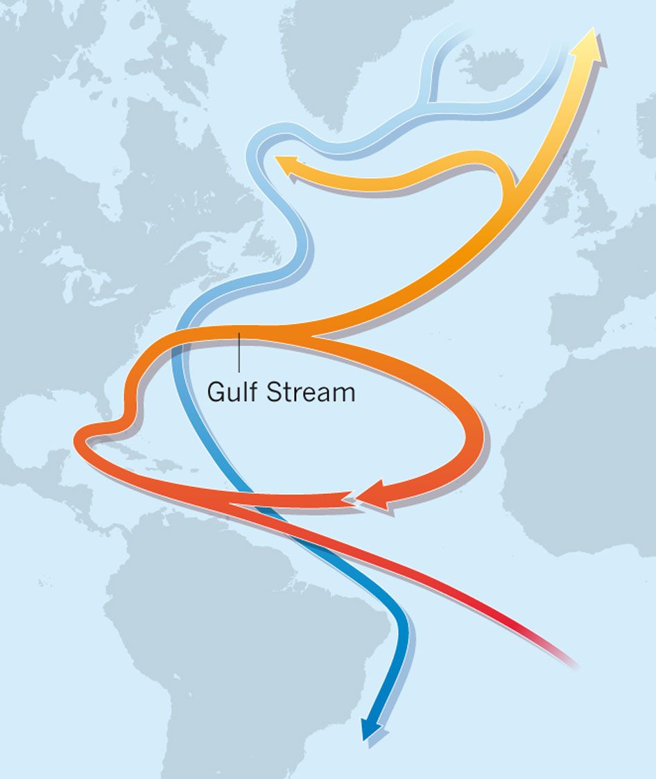 Vers une disparition du Gulf Stream d'ici 100 ans
